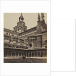 The Small Cloister of the Monastery at Pavia, c. 1860s by Maurizio Lotze (attributed to)