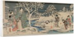 The Snowy Garden, 1854 by Utagawa Hiroshige; Utagawa Kunisada
