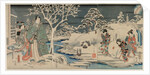 The Snowy Garden, 1854 by Utagawa Hiroshige; Utagawa Kunisada