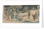 The Snowy Garden, 1854 by Utagawa Hiroshige; Utagawa Kunisada