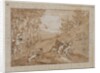 The Stag Hunt, 1790s by Giovanni Domenico Tiepolo