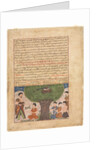 The Story of Adam, peace upon him, his Sons and Progeny, from a Jami al-tavarikh (Compendium of Chro by Unknown
