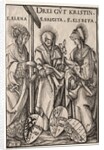 The Three Christian Heroines: Saints Helen, Bridget and Elizabeth by Hans Burgkmair