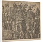 The Triumph of Julius Caesar: Colossal Statues and Siege Equipment, 1593-99 by Andrea Andreani