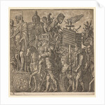 The Triumph of Julius Caesar: Colossal Statues and Siege Equipment, 1593-99 by Andrea Andreani