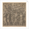 The Triumph of Julius Caesar: Soldiers Carrying the Pictures of War, 1593-99 by Andrea Andreani