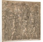 The Triumph of Julius Caesar: Soldiers Carrying Vases and Trophies of War, 1593-99 by Andrea Andreani