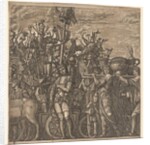 The Triumph of Julius Caesar: Soldiers Marching with Trophies of War, 1593-99 by Andrea Andreani