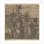 The Triumph of Julius Caesar: Soldiers Marching with Trophies of War, 1593-99 by Andrea Andreani