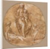 The Virgin and Child with St. Catherine of Alexandria and an Elderly Female Saint?, c. 1545 by Battista Franco