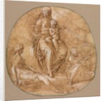 The Virgin and Child with St. Catherine of Alexandria and an Elderly Female Saint?, c. 1545 by Battista Franco