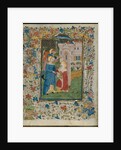 The Visitation: Leaf from a Book of Hours, c. 1420 by Henri d'Orquevaulx; Workshop