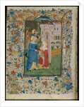 The Visitation: Leaf from a Book of Hours, c. 1420 by Henri d'Orquevaulx; Workshop