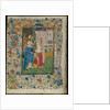 The Visitation: Leaf from a Book of Hours, c. 1420 by Henri d'Orquevaulx; Workshop