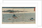 The Whirlpools of Awa, 1857 by Utagawa Hiroshige