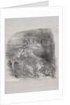 The Wild Horse, or Frightened Horse Leaving the Water, 1828 by Eugène Delacroix