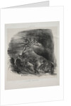 The Wild Horse, or Frightened Horse Leaving the Water, 1828 by Eugène Delacroix; L'Artiste