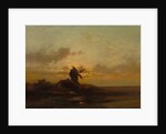 The Windmill, late 1850s by Jules Dupré