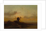The Windmill, late 1850s by Jules Dupré