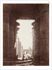 Thebes, Temple of the Ramesseum, Interior of the Hypostyle Hall, 1870s by Henri Béchard