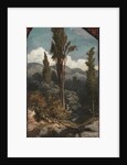 Three Trees: Italy, 1871 by Elihu Vedder