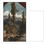 Three Trees: Italy, 1871 by Elihu Vedder