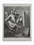 Through the Studios, 1862 by Honoré Daumier
