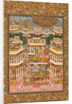 Tiered Court Scene, c. 1735 by Chitarman II