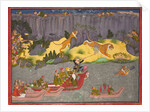 Tiger Hunt of Raja Ram Singh II, c. 1830-1840 by Unknown