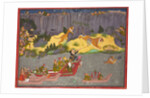 Tiger Hunt of Raja Ram Singh II, c. 1830-1840 by Unknown