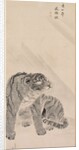 Tiger in Wind and Rain, 1776 by Maruyama Okyo