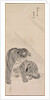 Tiger in Wind and Rain, 1776 by Maruyama Okyo