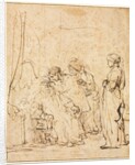 Tobias Healing His Father's Blindness, c. 1640-45 by Rembrandt van Rijn