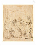 Tobias Healing His Father's Blindness, c. 1640-45 by Rembrandt van Rijn