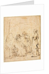 Tobias Healing His Father's Blindness, c. 1640-45 by Rembrandt van Rijn