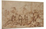 Tobit Burying the Dead, 1640s by Giovanni Benedetto Castiglione