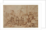 Tobit Burying the Dead, 1640s by Giovanni Benedetto Castiglione