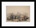 Tomb of Aaron, Summit of Mount Horeb, 1839 by David Roberts