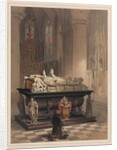 Tomb of De Merode's Family, Gheel by Louis Haghe