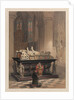 Tomb of De Merode's Family, Gheel by Louis Haghe