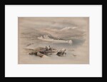 Town of Tiberias Looking Towards Lebanon, 1839 by David Roberts