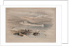 Town of Tiberias Looking Towards Lebanon, 1839 by David Roberts