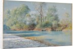 Traunstein River on the Road to Empfig, Bavaria, about 1893-96 by William Stanley Haseltine