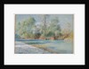 Traunstein River on the Road to Empfig, Bavaria, about 1893-96 by William Stanley Haseltine