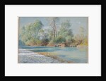 Traunstein River on the Road to Empfig, Bavaria, about 1893-96 by William Stanley Haseltine