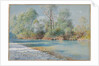 Traunstein River on the Road to Empfig, Bavaria, about 1893-96 by William Stanley Haseltine