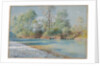 Traunstein River on the Road to Empfig, Bavaria, about 1893-96 by William Stanley Haseltine