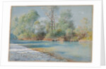 Traunstein River on the Road to Empfig, Bavaria, about 1893-96 by William Stanley Haseltine