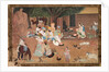 Traveling Warriors Stopping at a Farm, c. 1800 by Unknown