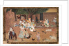 Traveling Warriors Stopping at a Farm, c. 1800 by Unknown